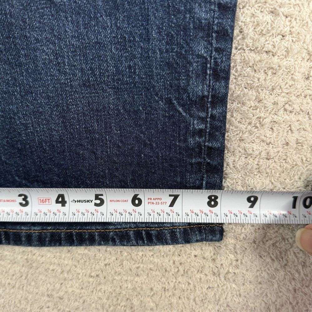 American Eagle Jeans Mens 36x30 Blue Relaxed Straight‎ Medium Wash Denim - Picture 5 of 9